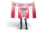 Derry City The Candy Stripes Football Club Flag