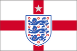 England Creston St George Football Flag