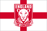 England Lionesses Team Crest Flag