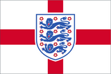 Englands Women National Football Crest Flag