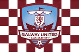 Galway United Football Chequered Club Flag