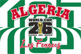 Algeria World Cup 2026 Football Supporter Flag