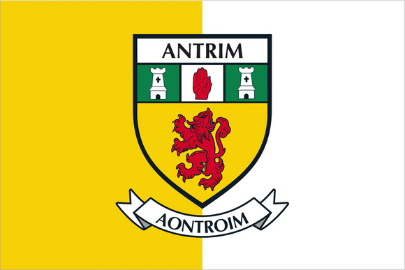 Antrim County Crest Handwaver Flag