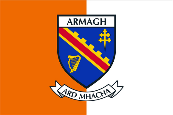 Armagh County Crest Handwaver Flag