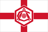 Arsenal Classic Crest 50s Style St George’s Cross Flag