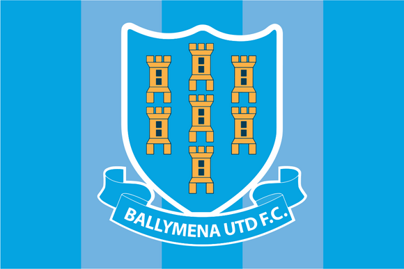 Ballymena United Football Club Flag