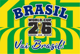 Brazil World Cup 2026 Football Supporter Flag