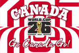 Canada World Cup 2026 Football Supporter Flag