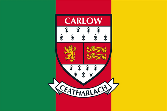 Carlow County Crest Handwaver Flag