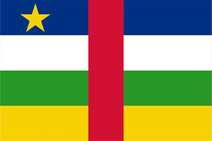 Central African Republic National Flag