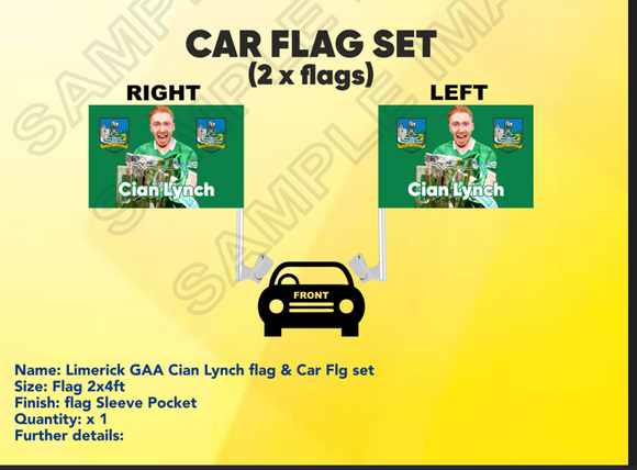 Cian Lynch Car Flags