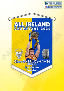 Clare All Ireland Hurling Champions 2024  Pennant