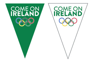 COME ON IRELAND Olympic Bunting