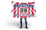 Croatia World Cup 2026 Football Supporter Flag