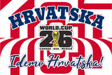 Croatia World Cup 2026 Football Supporter Flag