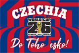 Czech Republic World Cup 2026 Football Supporter Flag