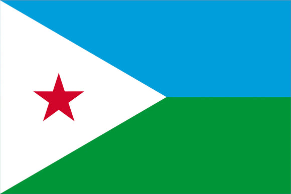 Djibouti National Flag