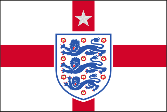 England Creston St George Football Flag