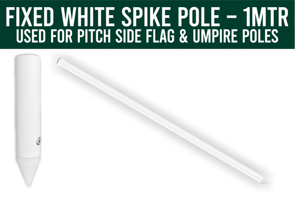 Fixed White Spike Pole