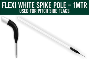 Flexible White Spike Pole