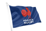 France Rugby Crested Flag