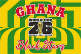 Ghana World Cup 2026 Football Supporter Flag