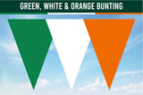 Green(Irish) White Orange Bunting