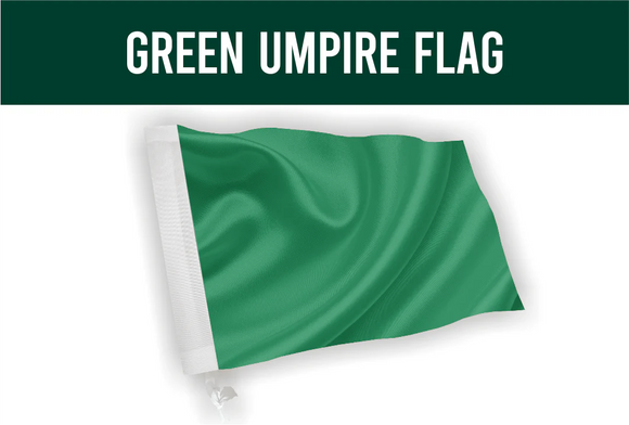 Green Umpire Flag