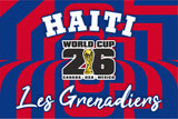 Haiti World Cup 2026 Football Supporter Flag