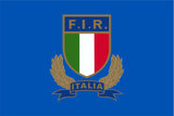 Italy Rugby Crested Flag