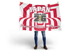 Japan World Cup 2026 Football Supporter Flag