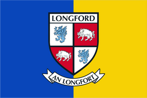 Longford County Crest Handwaver Flag