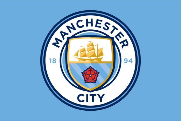 Manchester City Football Club Flag