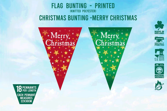 Merry Christmas Bunting
