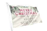 Merry Christmas and Happy New Year Flag