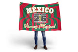 Mexico World Cup 2026 Football Supporter Flag