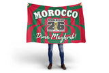 Morocco World Cup 2026 Football Supporter Flag