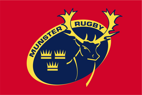 Munster Rugby Crested Flag
