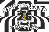 New Zealand World Cup 2026 Football Supporter Flag