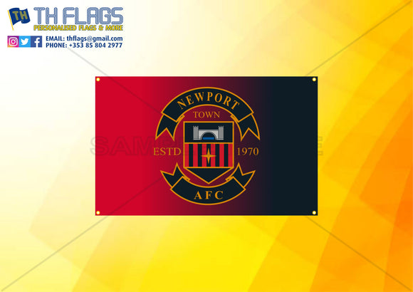 Newport AFC Crested Flag