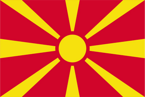 North Macedonia Flag