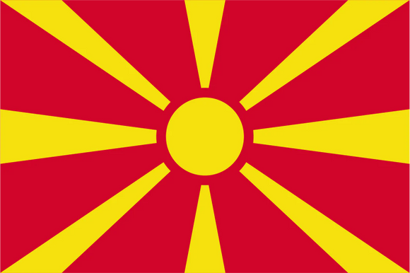 North Macedonia Flag