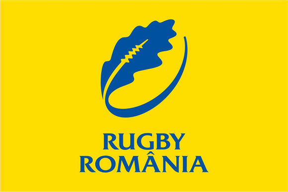 Romania Rugby Crested Flag - Stejarii