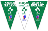 Rugby World Cup bunting COME ON IRELAND