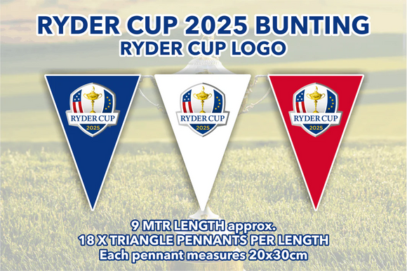 Ryder Cup 2025 Triangle Bunting