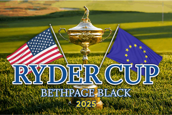 Ryder Cup Bethpage Black 2025 Trophy Flag