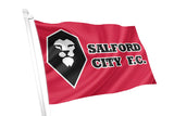 Salford City Text Football Club Flag