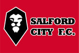 Salford City Text Football Club Flag