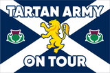 Scotland Football Tartan Army On Tour Club Flag