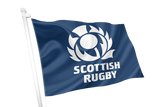 Scotland Rugby Crested Flag